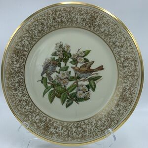 Vintage Lenox 1970 Edition Boehm Birds Collector Plate - Wood Thrush